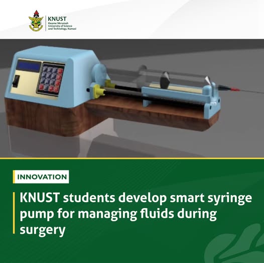 KNUST Students Innovate Smart Syringe Pump for Surgical Fluid Management